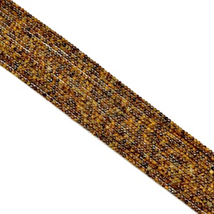 Cuentas de piedras preciosas facetadas con ojos de Tigre, 2/3/4 MM, alta calidad, venta al por mayor, Collar personalizado, pulsera, accesorios, <span class=keywords><strong>corte</strong></span> duro <span class=keywords><strong>Real</strong></span> Natural - Product Image 2