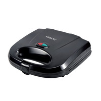 Machine à sandwichs, pain et gaufres portable électrique 700W en acier inoxydable, norme UE, pour fabricants transfrontaliers, écoénergétique