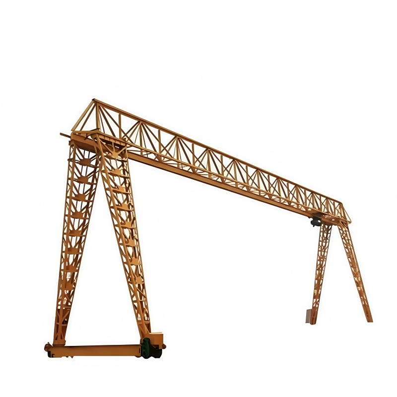 Heavy Duty Single Girder Truss Gantry Cranes with 10 Ton Motor Engine Bearing Gearbox Core Components Included