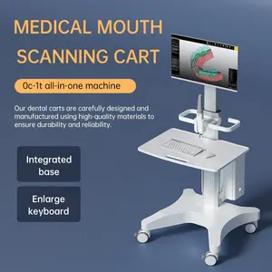 Carrello medico ospedaliero OC-1T con supporto per Monitor e cassetto carrelli per infermieri dentali mobili carrelli in plastica Abs personalizzati