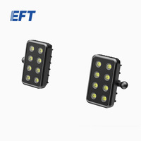 Pièce de drone EFT SL80, projecteur intelligent 80W, double lampe LED, IP67, distance d'éclairage de 25 m, pour opération nocturne de drone agricole