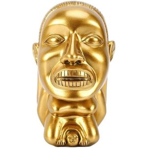 Indiana Jones Golden Fertility Idol Statue Resin Replica Movie Prop Collectible Figurine - Product Image 1