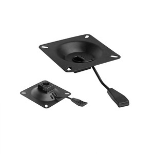 Mecanismo para Silla, Chasis Cuadrado de 14x14, Base Giratoria con Manivela de Metal Negro, Accesorios para Sillas - Product Image 1