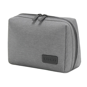 Eco-friendly Fashionable Travel Cosmetic <b>Storage</b> <b>Bag</b> <b>Large</b>-Capacity Portable <b>Zipper</b> Closure Case PU Renewable Clutch - Product Image 1