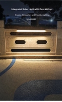 Lampe solaire à LED pour marches, étanche IP65, projecteur solaire pour jardin, allée familiale, trottoir, éclairage extérieur décoratif paysager
