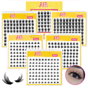Pestañas Individuales Ultrafinas de Longitud Única Precortadas, Pestañas en Racimo Naturales Estilo <span class=keywords><strong>Manga</strong></span>, Segmentadas - Product Image 2
