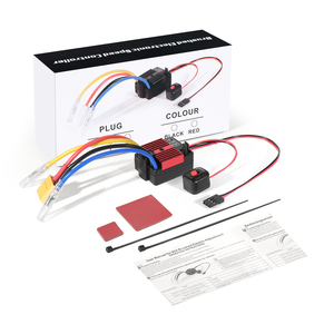 HG1060 60A <span class=keywords><strong>RTR</strong></span> ESC à balais 6V/3A pour voiture RC <span class=keywords><strong>1</strong></span>/<span class=keywords><strong>10</strong></span>, compatible TRX4 TRX6 D90 Redcat, pour Crawler, Camion, Bateau, en métal - Product Image 4