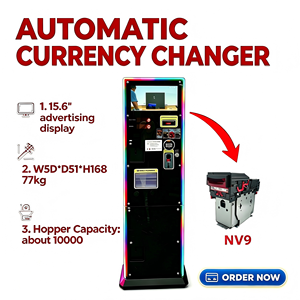 Cambiamonete ATM Compatto con Dispenser di Banconote NV9 e Sistema POS NAYAX per Macchine a Gru e Lavanderie - Product Image 1