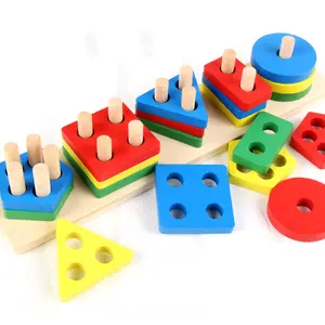 Hot Sale 3D Puzzle Jigsaw Wooden Toys For Children Cartoon Puzzles Intelligence Kids Children Educational Toy