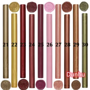 80 Colors Available Retro Art Cylindrical Sealing Wax Stick Wax Sea