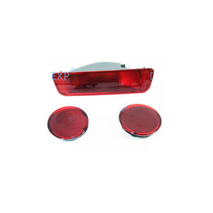 1 pièce réflecteur de pare-chocs central arrière antibrouillard pour <span class=keywords><strong>Nissan</strong></span> <span class=keywords><strong>Qashqai</strong></span> 2007-2015 sans ampoules - Product Image 1