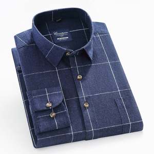 New Style Herren Baumwolle farbig Spinning Langarm <span class=keywords><strong>Shirt</strong></span> Daily Plaid <span class=keywords><strong>Shirt</strong></span> Mittelalter und Young Business <span class=keywords><strong>Shirt</strong></span> - Product Image 6