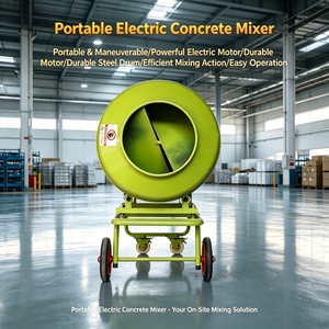 140L Portable Electric <strong>Concrete</strong> <strong>Mixer</strong> 220V Cement Mixing Machine with Wheels Heavy Duty Steel Drum for Construction &amp; DIY - Product Image 3