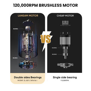 ไดร์เป่าผมไร้ใบพัด Leafless Ionic 1400W BLDC ไดร์เป่าผมทรงพลัง รุ่นใหม่ สำหรับจัดแต่งทรงผม เครื่องมือเสริมความงามสำหรับร้านเสริมสวยและโรงแรม - Product Image 6