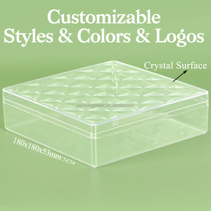 SUNSHING Customise Clear Plastic Sweets Containers for Ferrero Rocher Chocolate <b>Box</b> Acrylic Food Display Candy Storage Case - Product Image 5