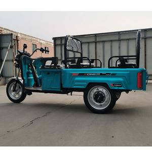 成人电动三轮车2025 500W新款廉价时尚电动运输货物三轮车中国制造商 - Product Image 5