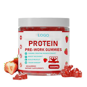 Gommes protéinées végétaliennes sans sucre pour la nutrition sportive Suppléments énergétiques pour soutenir la force musculaire et la croissance - Product Image 1