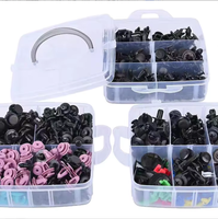 Assortiment de fixations pour voitures transfrontalières, ensemble de clips en plastique pour panneaux de porte, doublures d'ailes, garde-boue et pare-chocs