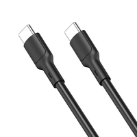 Cable USB C a USB C de 100W PD, 5A, Carga Rápida, Sincronización de Datos, para Laptop, Teléfono, Tablet