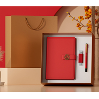 Coffret Cadeau d'Entreprise de Luxe : Articles Promotionnels, Carnet de Notes avec Stylo, Banques d'Alimentation, Ensemble Cadeau de Carnet et Stylo