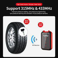 TopDiag PS001 Herramienta profesional de control de presión de neumáticos OBD2 2 en 1 433 MHz y 315 MHz Instrumento de programación TPMS