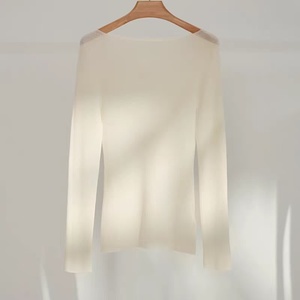 Camiseta <span class=keywords><strong>de</strong></span> Manga Larga para <span class=keywords><strong>Mujer</strong></span>, 100% <span class=keywords><strong>Lana</strong></span> <span class=keywords><strong>Merino</strong></span>, Cuello Redondo, Ajustada, Transpirable, <span class=keywords><strong>de</strong></span> Alta Calidad - Product Image 4