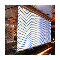 Projection holographique transparente de maille de l'effet 3d d'hologramme de tissu de maille d'hologramme de 160 degrés