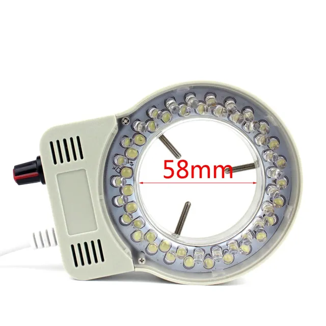 Microscope LED Ring Light Illuminator Lamp Industry Monocular Binocular Trinocular Stereo Video Microscope Lens Camera Magnifier