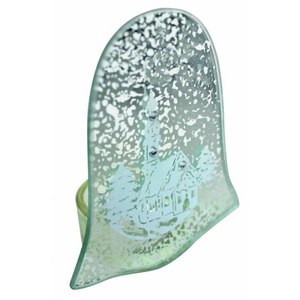 Portacandele in Metallo con Design a Campana in Vetro, Cilindro per Candele Tealight, per Matrimoni e Decorazioni Natalizie, Logo Personalizzabile - Product Image 1