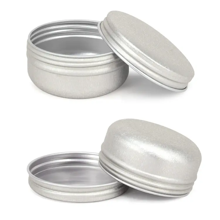 50g Kunden spezifische leere Aluminium dose Aluminium Metall dose Behälter große runde Metall dosen