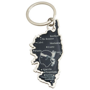 Llavero Metálico de Alta Calidad con Mapa del País para Regalo de Recuerdo del Día Nacional, Logotipo Personalizado KALLISTE Perie De La <span class=keywords><strong>Mediterranee</strong></span> - Product Image 1