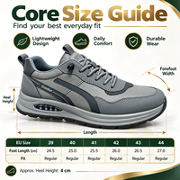Chaussures décontractées pour hommes sur mesure OEM, baskets basses grises pour la marche, la course, la salle de sport et le quotidien