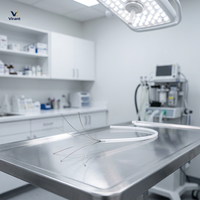 Pince d'alligator vétérinaire VIRANT jetable pour la récupération de corps étrangers par endoscopie, directement de l'usine, pour cliniques vétérinaires