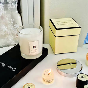 กล่องของขวัญน้ำหอมปรับอากาศรถยนต์ระดับไฮเอนด์ เทียนหอมจากถั่วเหลืองธรรมชาติ เป็นมิตรกับสิ่งแวดล้อม เทียนหอมในขวดแก้วสำหรับเดินทาง กลิ่นหอมหรูหรา - Product Image 4