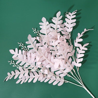 Décoration de mariage, plantes vertes, aménagement du lieu, décoration de plafond d'hôtel, feuilles d'arbres artificielles en forme de locustier