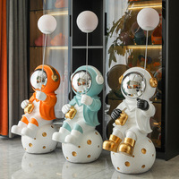 Astronaute Cosmonaute Ornement Statue Décor Astronaute Modèle Ornement Espace Cadeaux Bureau Décoration Art Jouet
