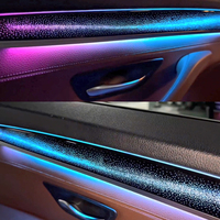 Iluminación Ambiental de 64 Colores para BMW Serie 5 F18/F10 2011-2017, Accesorios de Iluminación LED para el Interior, Molduras para Puertas