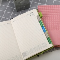 2025 Nouveau Design OEM Bloc-Notes Personnalisé avec Logo A6 PU Vintage Cuir Relié Cadeau Journal Carnet