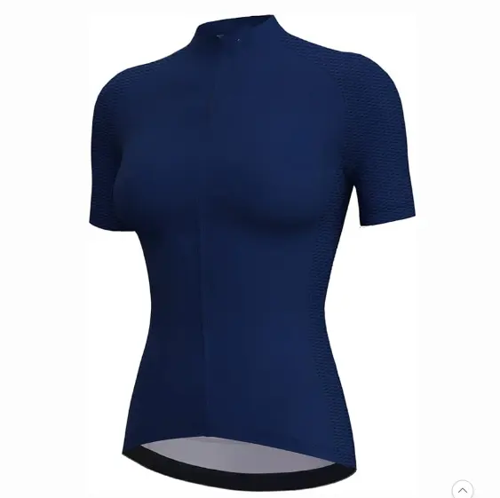 Haute qualité femmes cyclisme maillot à manches courtes fermeture éclair complète respirant personnalisé vélo vélo cyclisme chemises