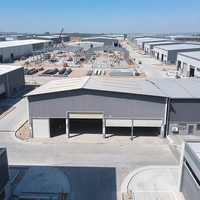 Structure en acier multi/double couche, moderne, facile à installer, pour atelier, entrepôt, usine, avec certification CE