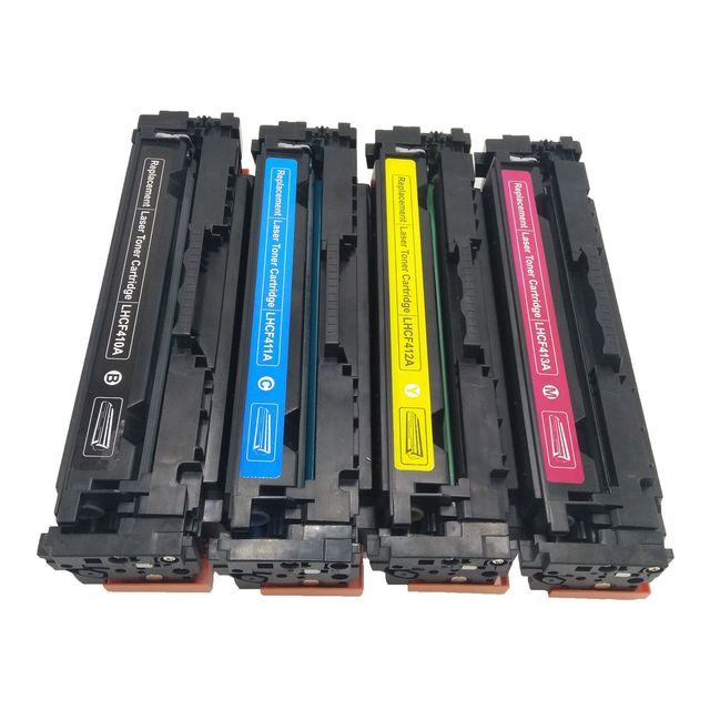 Compatible Toner Cartridge HP 410A CF410A CF411A CF412A CF413A CF410X 410X HP Color LaserJet Pro M452dw 452dn MFP M477fnw Tonner