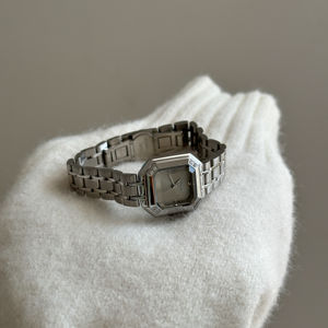 Scottie 9719 여성용 럭셔리 쿼츠 아날로그 시계 스테인레스 스틸 사각 다이얼 23mm 방수 유리 현대 시민 디자인 - Product Image 5