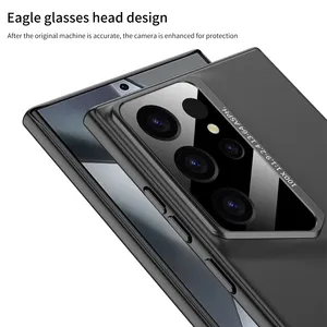 Coque de téléphone mate à lame ultra-mince pour Samsung <span class=keywords><strong>Galaxy</strong></span> S24 S23 <span class=keywords><strong>S22</strong></span> Ultra <span class=keywords><strong>Protection</strong></span> de l'objectif givré antichoc - Product Image 4