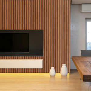 Paneles de Pared de PVC WPC Acanalados 3D de Diseño Moderno para Interiores, Resistentes a los Arañazos, a la Humedad, Fáciles de Instalar con Pegamento - Product Image 2