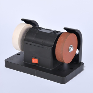 Aiguiseur de couteaux, petit meuleur de table avec deux meules, petite machine de polissage électrique domestique à vitesse variable - Product Image 2