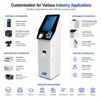 Terminal d'émission de cartes automatique MASUNG avec imprimante de cartes intégrée, imprimante de reçus, scanner, kiosque en libre-service, OEM/ODM pris en charge