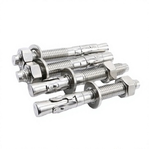 Fournisseur de boulons d'ancrage et d'écrous en acier inoxydable 304 à tête hexagonale M8, finition brute - Product Image 2