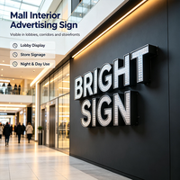 Lettres lumineuses LED à trous perforés par CNC, matrice de points, RGB, étanches, en métal, pour les centres commerciaux, les magasins de détail