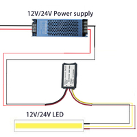 DC12V24V trois clés sans fil télécommande interrupteur salle de bain miroir lumière LED CCT gradation interrupteur à distance