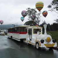 Fun fair kids manèges animaux fantastiques et de luxe petit parc d'attractions train électrique avec piste ou sans rail noël
